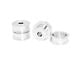 Billet Aluminum Body Mount Bushing Kit; Machined Finish (67-81 Camaro)