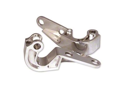 Billet Aluminum Trunk Hinges; Polished (70-81 Camaro)