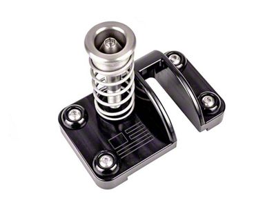 Billet Hood Latch Assembly; Black Anodized (67-81 Camaro)