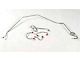 Camaro Brake Line Set, Front, Stainless Steel, For Cars With Power Drum Brakes, 1967-1968