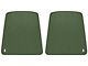 Bucket Seat Back Panels; Dark Green (69-70 Camaro)