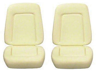 Bucket Seat Foam Cushions,Standard Interior,67-68