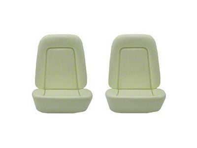 Bucket Seat Foam Cushions,w/Reinforcing Wire,Standard,1969