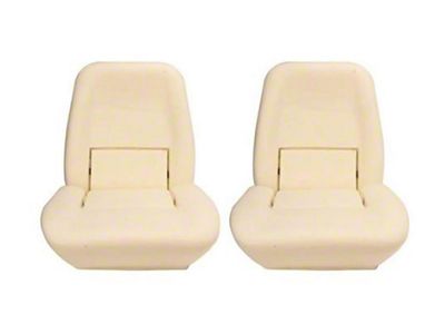 Camaro Bucket Seat Foam, Std Or Deluxe Interior, Pair, 1970