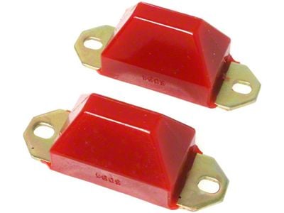 Bump Stops; 2 Bolt; Red (1967 Camaro)