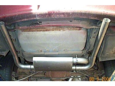 Cat-Back Exhaust System with HVS Welded Muffer (85-92 V6 Camaro)