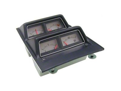 Center Console Gauge Assembly with Low Fuel (68-69 Camaro)