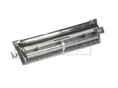 Camaro Center Dash Air Conditioning Vent, Chrome, 1967-1968