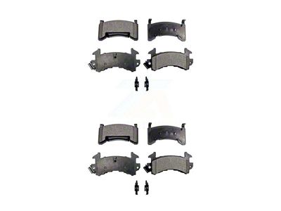 Ceramic Brake Pads; Front and Rear (82-88 Camaro w/o Performance Package