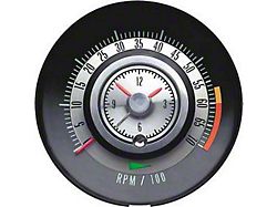 Clock & Tachometer,Tic-Toc,6000 RPM Redline,1968