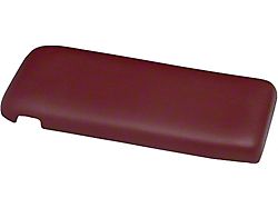 Camaro Console Lid, Padded, Dark Carmine Red, 1973-1981