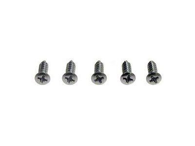 Convertible Top Header Molding Mounting Screw Set,Chr,67-69