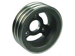 Camaro Crankshaft Pulley, 396/375hp, Three Groove, Cast Iron, For Cars With Power Steering, 1967-1968