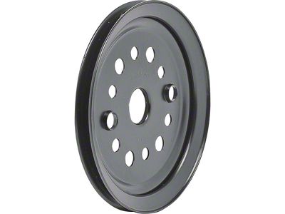 Crankshaft Pulley; Single Groove (67-68 Small Block V8 Camaro w/ Short Water Pump & w/o A/C)