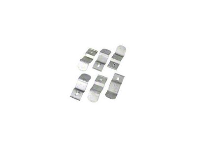 Dash Pad Clip Set; 6-Pieces (1969 Camaro)