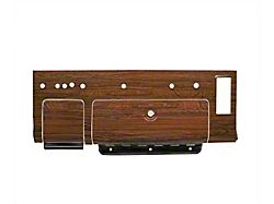 Camaro Dash Plate Set, Rosewood, 1969