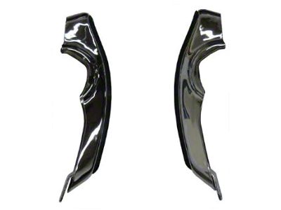 Deluxe Rear Bumper Guards; Chrome (1969 Camaro)