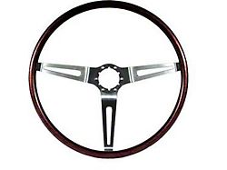 Camaro Deluxe Wood Steering Wheel, SIimulated Rosewood, 1969