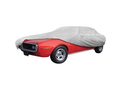 Diamond Fleece Indoor Car Cover; Gray (1968 Camaro)