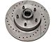 Camaro Disc Brake Rotors, Zinc Plated, Drilled & Slotted, Front, 1967-1969