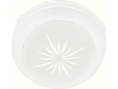 Dome Light Lens; Round (71-76 Camaro)