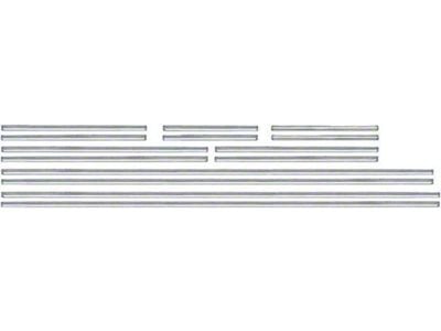 Door Panel Molding Set; 8-Piece (1968 Camaro Convertible)