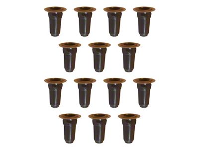 Door Panel Mounting Clips; Set of 14 (65-72 Chevy II, Nova)