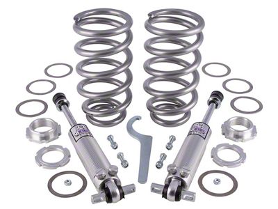 Double Adjustable Coil-Over Spring and Shock Kit; 350 lb. Spring Rate (70-81 Camaro)