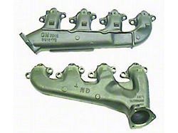 Camaro Exhaust Manifolds, Big Block, With Smog Fittings, 1967-1969