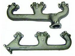 Camaro Exhaust Manifolds, Small Block & 302ci, With Smog Fittings, 1969-1970 (Z/28 Coupe)