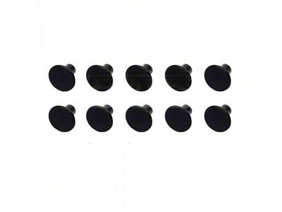 Rivet Kit For RS Headlight Door & Grille Mld, Blk, 67-68