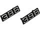 Camaro Fender Emblems, Front, 396ci, 1970-1972