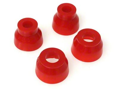 Front Ball Joint Dust Boots; Red (67-69 Camaro)