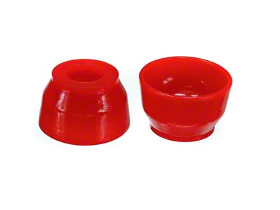 Front Ball Joint Dust Boots; Red (82-92 Camaro)