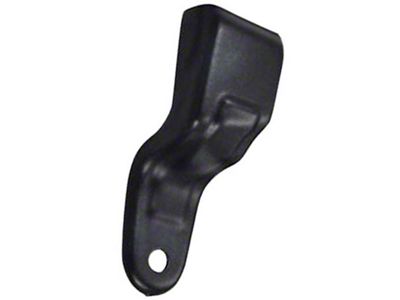 Front Bucket Seat Belt Housing; Passenger Side; Black (67-69 Camaro)