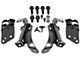 Front Bumper Bracket Kit; 4-Piece Set (70-72 Camaro, Excluding RS)