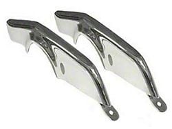 OPR Camaro Front Bumper Guards, Chrome, Deluxe, With Mounting Brackets & Rubber Inserts, 1967-1968