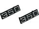 Camaro Front Fender Emblems, 350ci, 1970-1975