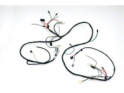 Camaro Front Lighting Wiring Harness, V8, For Cars With Gauges, 1969