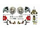 Camaro Front Power Disc Brake Conversion Kit With 11 Factory Syle Booster, 2 Drop, 1967-1969