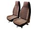 Front and Split Rear Seat Upholstery Kit; Sandstone Velour (87-92 Camaro)