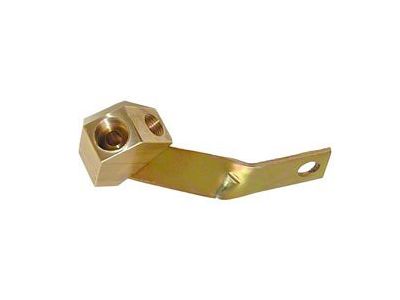 Camaro Fuel Block, Brass, With Mounting Bracket, For 396/375hp & COPO Engines, 1969