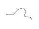 Camaro Fuel Line, Fuel Pump To Carburetor, Steel, 6-Cylinder, 5/16, 1967-1968