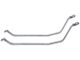 Fuel Tank Mounting Straps; Stainless Steel (67-69 Camaro)