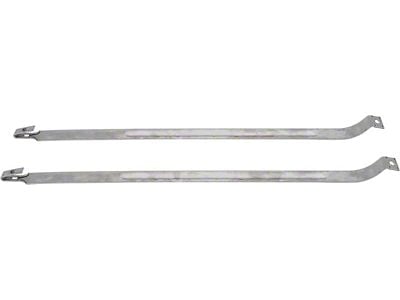 Fuel Tank Mounting Straps; Stainless Steel (70-73 Camaro)