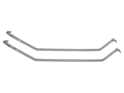 Fuel Tank Mounting Straps; Stainless Steel (76-81 Camaro)