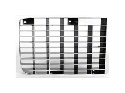 Grille; Black; Passenger Side (70-73 Camaro RS)