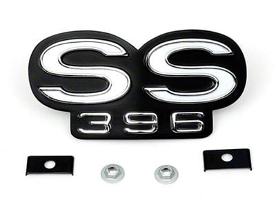 Camaro Grille Emblem, SS396, 1967-1968