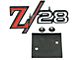 Camaro Grille Emblem, Z28, For Cars With Standard Non-Rally Sport Grille Or With Rally Sport RS Grille, 1969