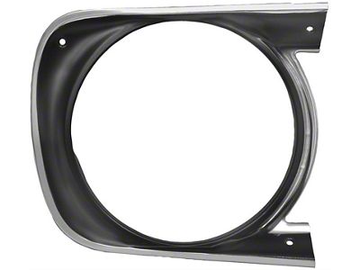 Headlight Bezel; Passenger Side (1968 Camaro, Excluding RS)